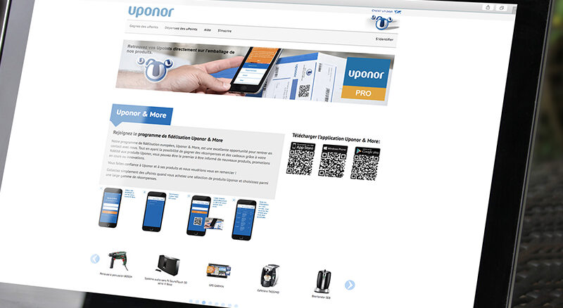 plateforme cadeaux uponor realisee par cadeaux prives