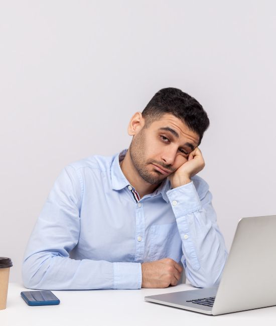 Homme au travail